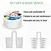 Snore Stopper - Anti Snoring Devices ,Stop Snore Nose Vents Sleep Aid Kit - Travel Case Perfect For Home Or Travel - New 2018 Model - 4 Sizes (8 SET)