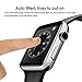 Apple Watch Tempered Glass 42mm Series 3 Anti Bubble Watch Screen Protector Scratch Free Metal Frame Full Coverage Apple Watch Accessories - Black