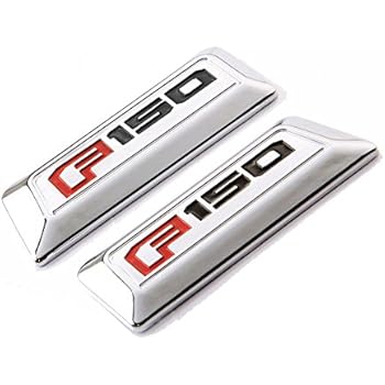 Miaoge Chrome Dashboard Side Emblem Cover Trims fit 2016 2017 2018 Ford F150 Accessories