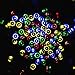 Dolucky Solar String Lights, 72ft 200LED 8Modes Solar Powered String Lights, Waterproof LED Solar Lights String Outdoor for Fence Balcony Holiday Party(Multicolor, 2 Pack)