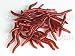 80pcs Earthworm Red Worms Soft Fishing Lure Baits
