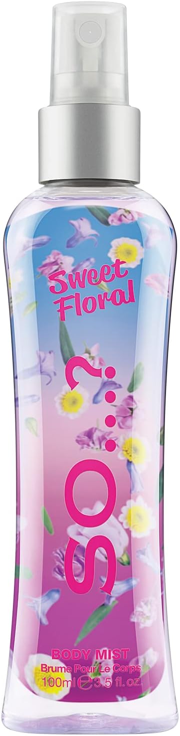 SO...? Sweet Floral Body Mist Fragrance Spray 100ml Cruelty-Free