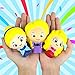 POKONBOY 6 Pack Squishies Princess Squishy Toys - Princess Squishies Slow Rising Squishies Pack Party Favors Stress Relief Toy Princess Party Supplies for Grils Boys