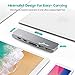USB C Hub Adapter,7 in 1 Dual Type-C Docking Station Thunderbolt 3 Hub for 2016/2017/2018 MacBook Pro with 100W Power Delivery,USB-C,4K HDMI,2xUSB3.0,SD and MicroSD Card Reader (Space Gray)
