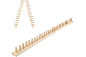 QWM Chunky Blankets Loom Knitting Looms Long Installation Free and Adjustable Foldable Portable Extra Loom Large 38,48,60, 72,84,96 Inch (48inch)