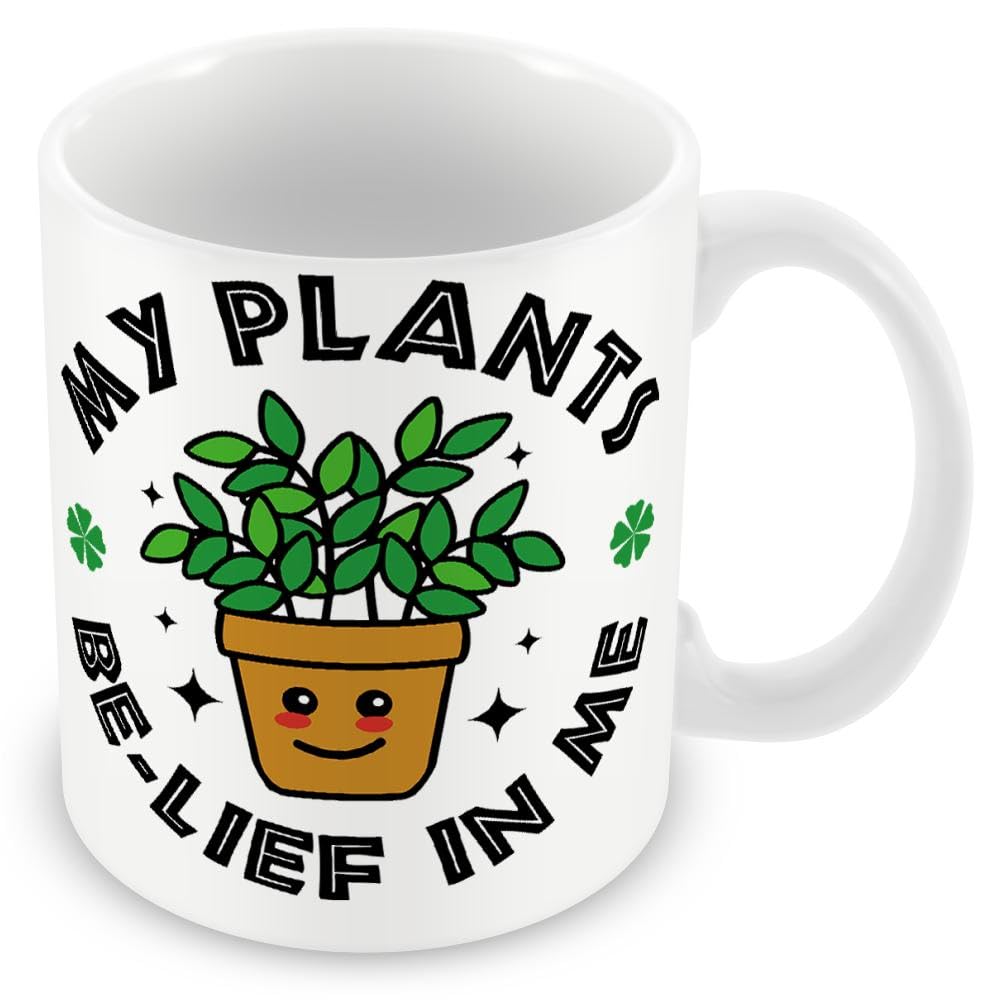 Mug Gift for Gardeners/Gardering - My Plants Be-LIEF in Me