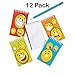 Kidsco Spiral Smiley Notepads 2.25
