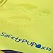 SafetyPUP XD Dog Reflective Vest – Hi-Vis Fluorescent Visibility That Helps to Safeguard Your Pet On/Off Leash in Urban & Rural Areas (Yellow, Large)