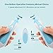Baby Nail File, CHARMINER Electric Baby Nail Trimmer Safe Nail Clippers Kits with Light for Newborn Toddler Infant Kids Fingernails & Toes Care Polish Trim AA Battery Operated