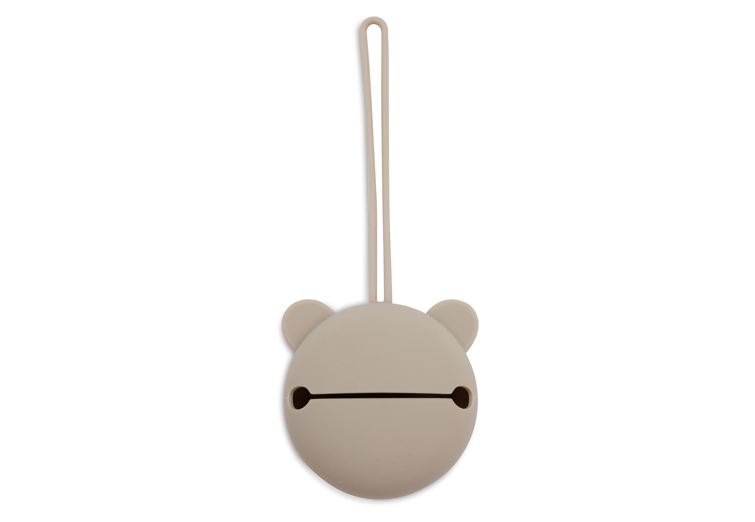 Jollein Silicone Dummy Box for On the Go Olive Green Diameter 7 cm