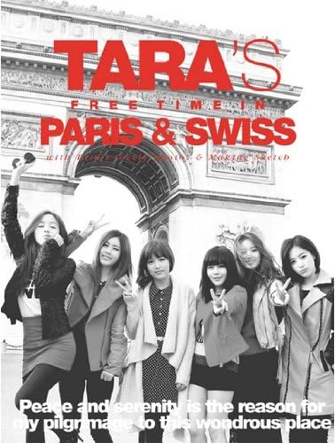 Kpop CD, T-ARA TIARA TARA’S Free Time In PARIS & SWISS LIMITED PHOTOBOOK + REMIX CD SET + FREE GIFT(T-Ara Folded Poster + The Face Shop Mask Pack Sheet)