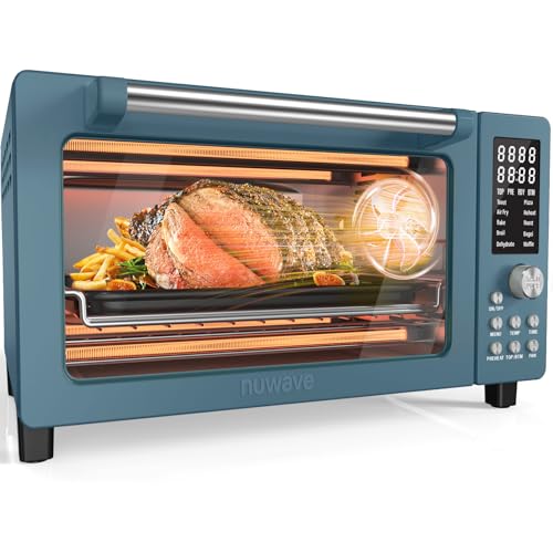 Nuwave Bravo Pro Smart Air Fryer Toaster Oven Countertop Combo | 10-in-1