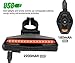 Bright Bike Light Raingold USB Rechargeable led bicycle Tail Light Wireless Remote Control Waterproof rear bike light Fits On Any Road Bikes
