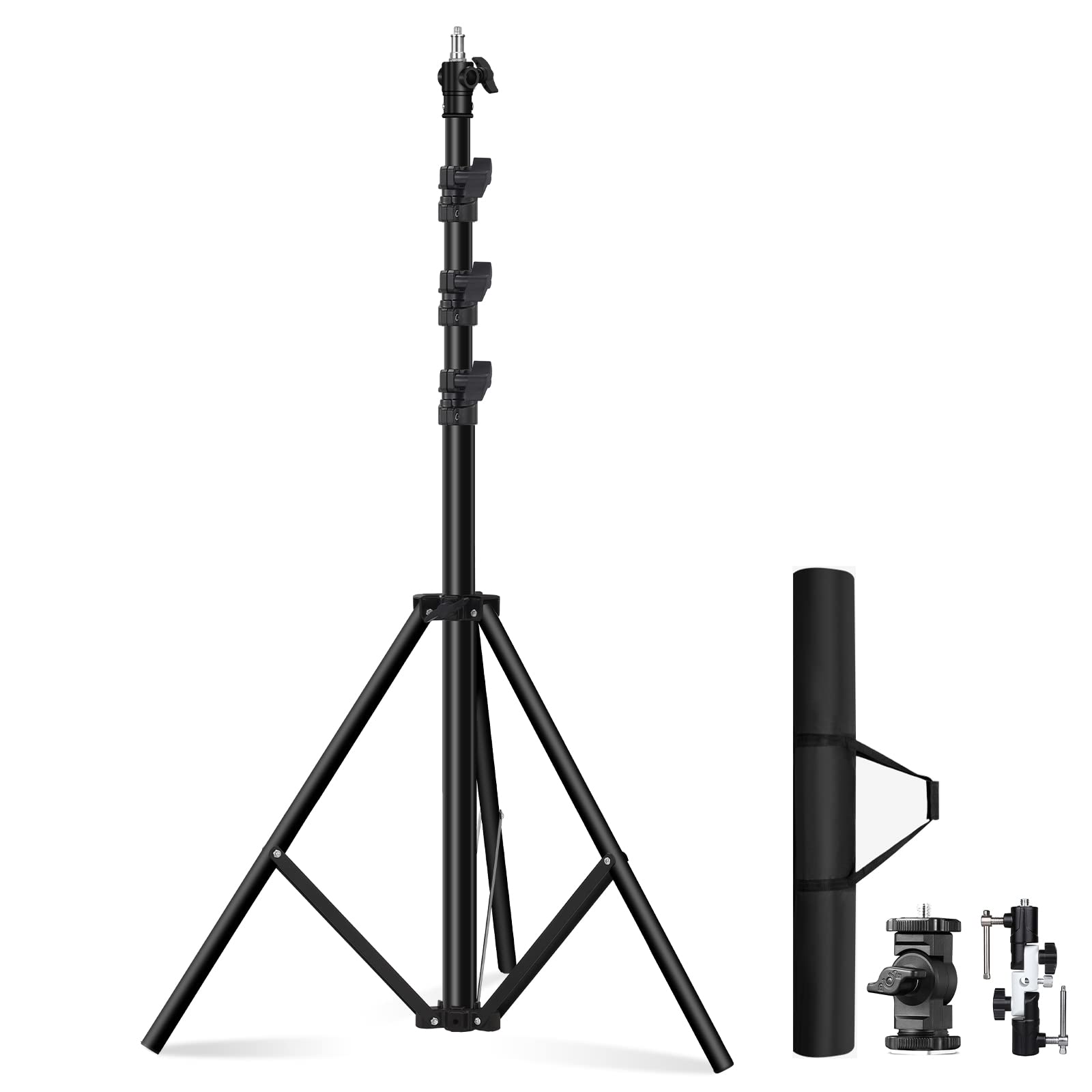 Soonpho 3 m Spring Buffer Flash Tripod Stainless Steel Light Stand