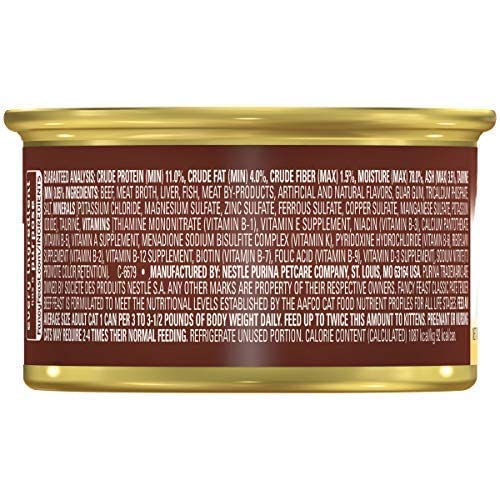 FANCY FEAST CLASSIC TENDER BEEF FEAST CANNED CAT FOOD 24-3OZ CANS