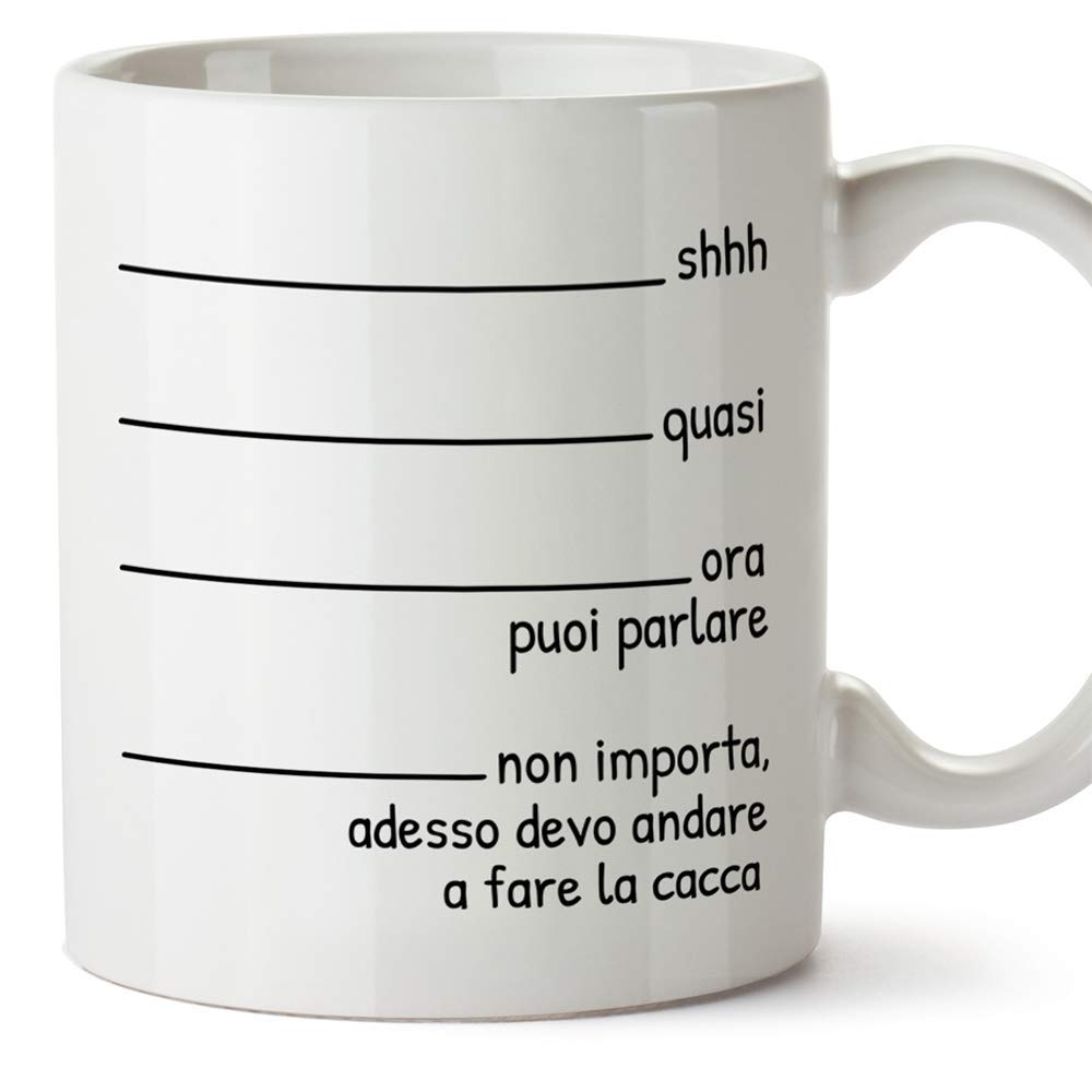 Ceramica 350 Ml Mugffins Tazza Divertentiquasi Adesso Devo Andare A Fare La Cacca Idee Regali Originali Et Divertenti Per Uomo E Donna Per Lui Per Lei Tazze Grandi Tazze E Piattini Landknirpse De