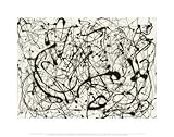 (11x14) Jackson Pollock Number 14 Gray Art Print Poster