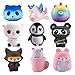 WATINC 6pcs Jumbo Animal Squeeze, Slow Rising Animal Squeeze Toys for Lovely Kids Party Favors, Kawaii Cream Scented Stress Relief Kids Toys