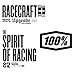 100% Goggle Replacement Lens - Racecraft 1, Accuri 1, Strata 1 Compatible (Anti-Fog-Blue Mirror)