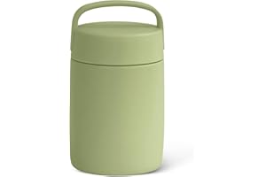 �鶹�� Basics Insulated Stainless Steel Food Jar, For Hot and Cold, Leak Proof, 16 oz., Olive