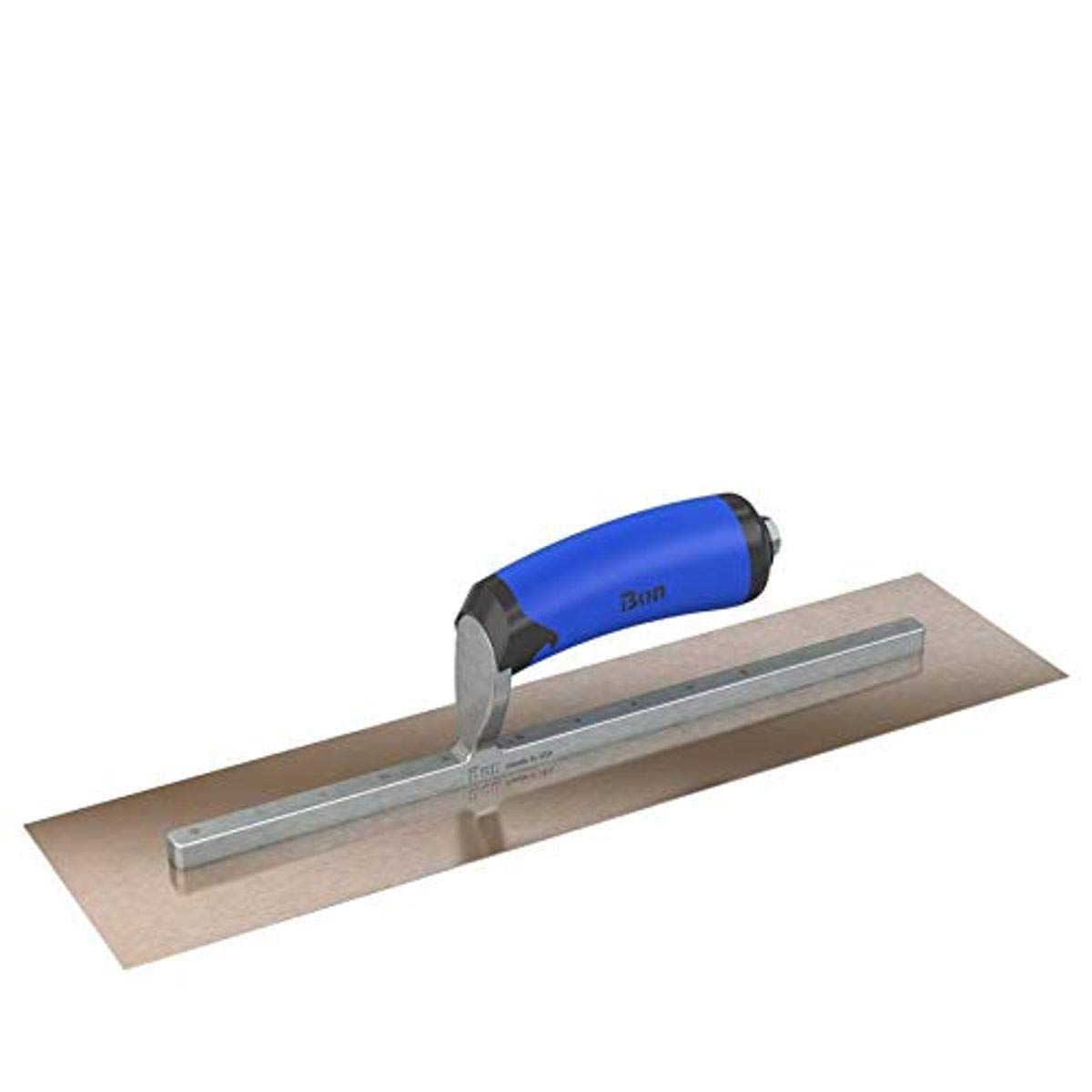 Bon 67-130 Finish Trowel - Square - Golden Stainless - 16 X 5 - Comfort Grip Handle