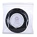 Boruo Brand 3mm Round Folded Bolo PU Braided Leather Cord for Necklace Bracelet Jewelry Making (5m Black Color)