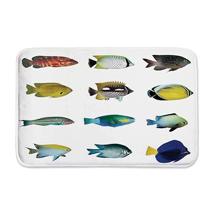 Amazon Com Yoliyana Ocean Animal Decor Durable Tough Doormats