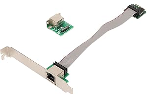 Gigabit Ethernet Server Adapter, M.2 A E I210AT Single Port Gigabit Server NIC Adapter 1000M RJ45 Ethernet NIC.