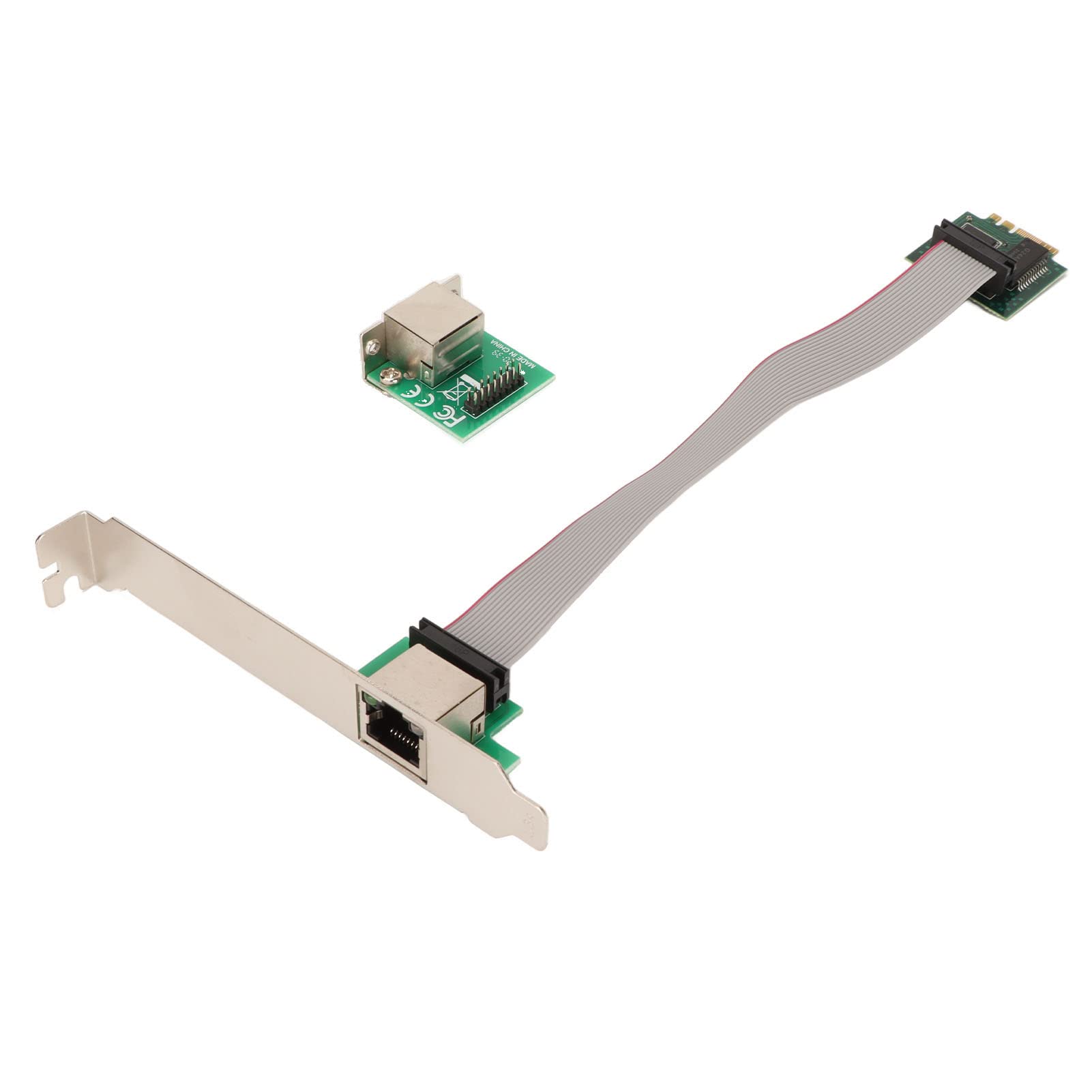 Annadue Gigabit Ethernet Server Adapter, M.2 A E I210AT Single Port Gigabit Server NIC Adapter 1000M RJ45 Ethernet NIC.