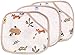 Little Unicorn Cotton Wash Cloths (set Of 3)- Forest Friends