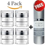 Retinol & Vitamin C Beauty Gift Set for Women and Men: 4 Hydrating Retinol Moisturizer Creams + 1 FREE Topical Vitamin C Serum for Night & Day