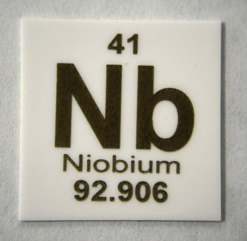 "Niobium" 1" x 1" Elemental Ceramic Column Scoring Wafer