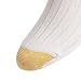 The Right Fit Men's 98% Cotton, Athletic, Anti-Fungal, Ribbed Crew Socks- 100% Doctor Recommended for Athletes and Sports Players- White- Size 11-13- 3 Pack