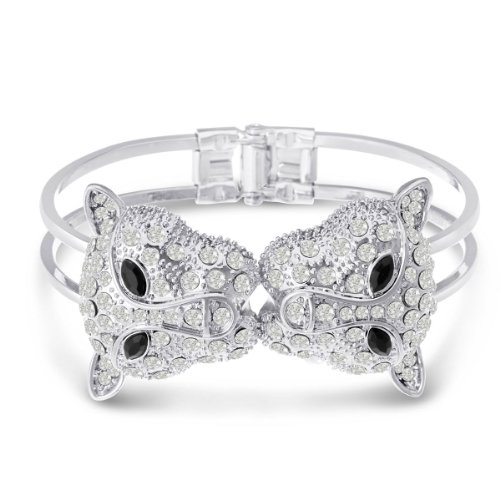 Swarovski Elements Jaguar Bangle Bracelet