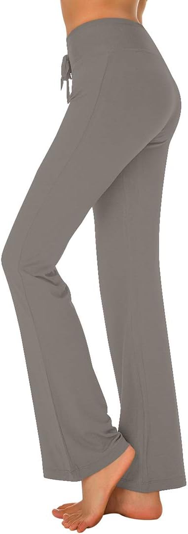 Women's Bootcut Yoga Pants Comfortable High Waist Drawstring Lounge Pants