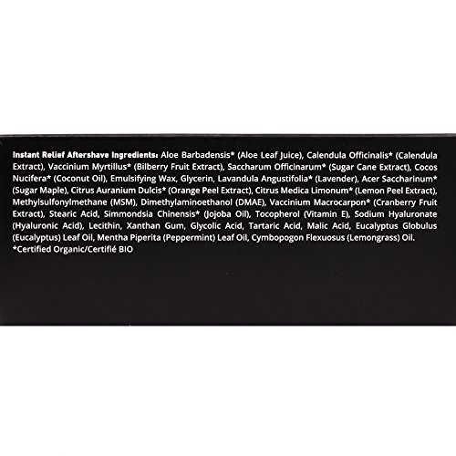 Brickell Men's Products Instant Relief Aftershave for Men, Natural and Organic Soothing After Shave Balm to Prevent Razor Burn, 4 Ounce, Scented - Thumbnail 5