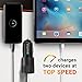 Sngg Type C Car Charger Compatible for Samsung Galaxy S9/S9+/S8/S8 Plus/Note 8,Google Pixel/Pixel XL/2/2 XL/3/3 XL-Quick Charge 3.0 USB Adapter with 5.5ft Coiled USB Type C to A Fast Charging Cable