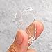Smilelane Built-in Screen Protector All-Around, Ultra-Thin Soft Transparent iPhone Watch Cover for iWatch Series 1-42 mm