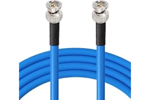 Superbat SDI Cable 75 Ohm BNC Cable 3G/6G/12G (Belden 1694A)，10FT/15FT/30FT/50FT/100FT/200FT,Supports HD-SDI/3G-SDI/4K/8K Video,Precision SDI Video Cord (1Pcs)