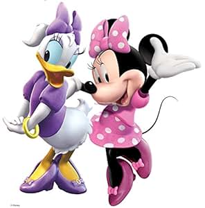 Amazon.com: 9 Inch MINNIE MOUSE and Daisy Duck Mickey Removable Wall