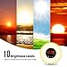 Wake Up Light Alarm Clock, Digital Alarm Clock with Colored Sunrise Simulation, 7 Colors, 6 Nature Sounds, FM Radio, Touch Control for Heavy Sleepers