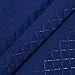 HollyHOME Luxury Checkered Super Soft Solid Single Pinsonic Quilted Bed Quilt Bedspread Bed Cover, Blue, Twin
