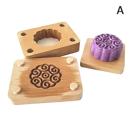 luckything Backform Für Gugelhupf Aus Holz, Für Marzipan Und Fondant - Tortendekoration Selbst Gemacht,Doppelschicht Mond Kuc