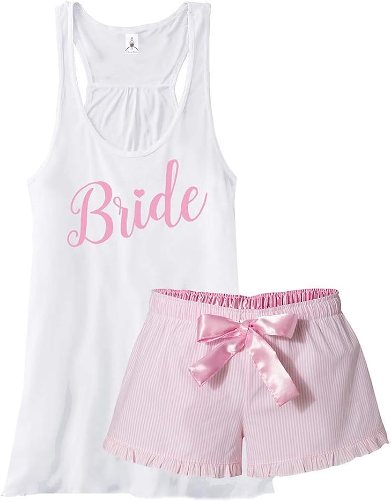 bride shorts and tank top