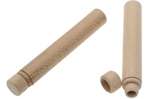 THE BEADSMITH Wood Needle Case - Stylish Flush Design Organizer for Sewing & Knitting Needles