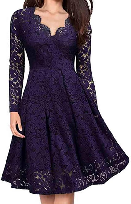 purple cocktail dresses amazon