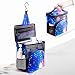 HolySpirit Shower Caddy Tote Portable, Hanging Toiletry Bag, Waterproof College Dorm Caddy Organizer with Starry Pattern for Camp Gym Swimming, Women Men primary