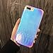 Holographic Mermaid iPhone 8 Plus Case,Easeu [Super Slim] [Gorgeous] Iridescent Back Cover [Color Changing] Anti-Scratch Crocodile Pattern Thin Reflective Rainbow Case for iPhone 7 Plus/iPhone 8 Plus