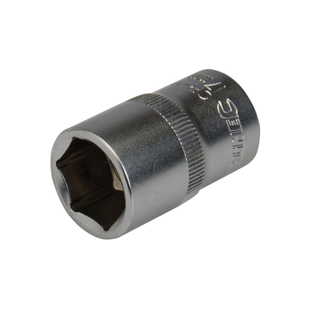 Silverline 721677 Socket 1/2" Drive 6pt Metric 17 mm