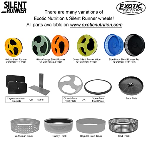 Silent Runner 12" Regular Wheel + Cage Attachment Sugar Gliders